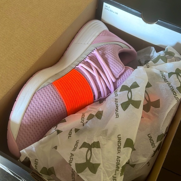Under Armour Women’s Breathe Lace NM2 Sneakers size 12 Pink Rose - Picture 6 of 8